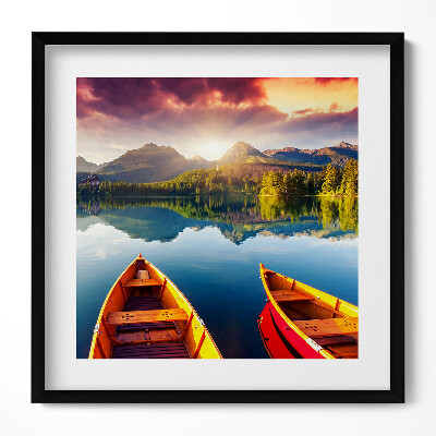 Obraz v rámu efektivní Národní park Štrbské Pleso, Slovensko