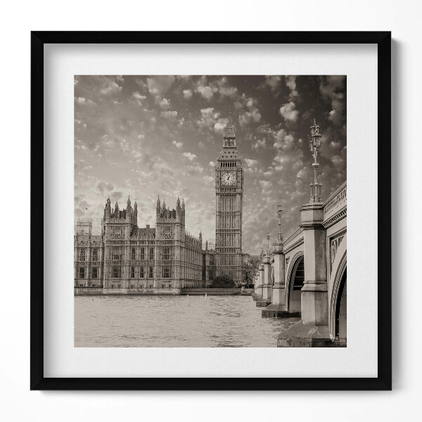 Obraz v rámu efektivní Londýn Anglie Big Ben