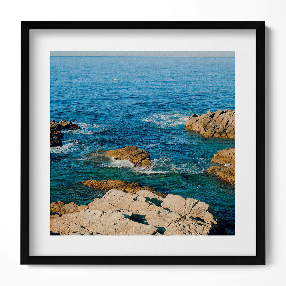 Obraz v rámu efektivní Pobřeží Costa Brava