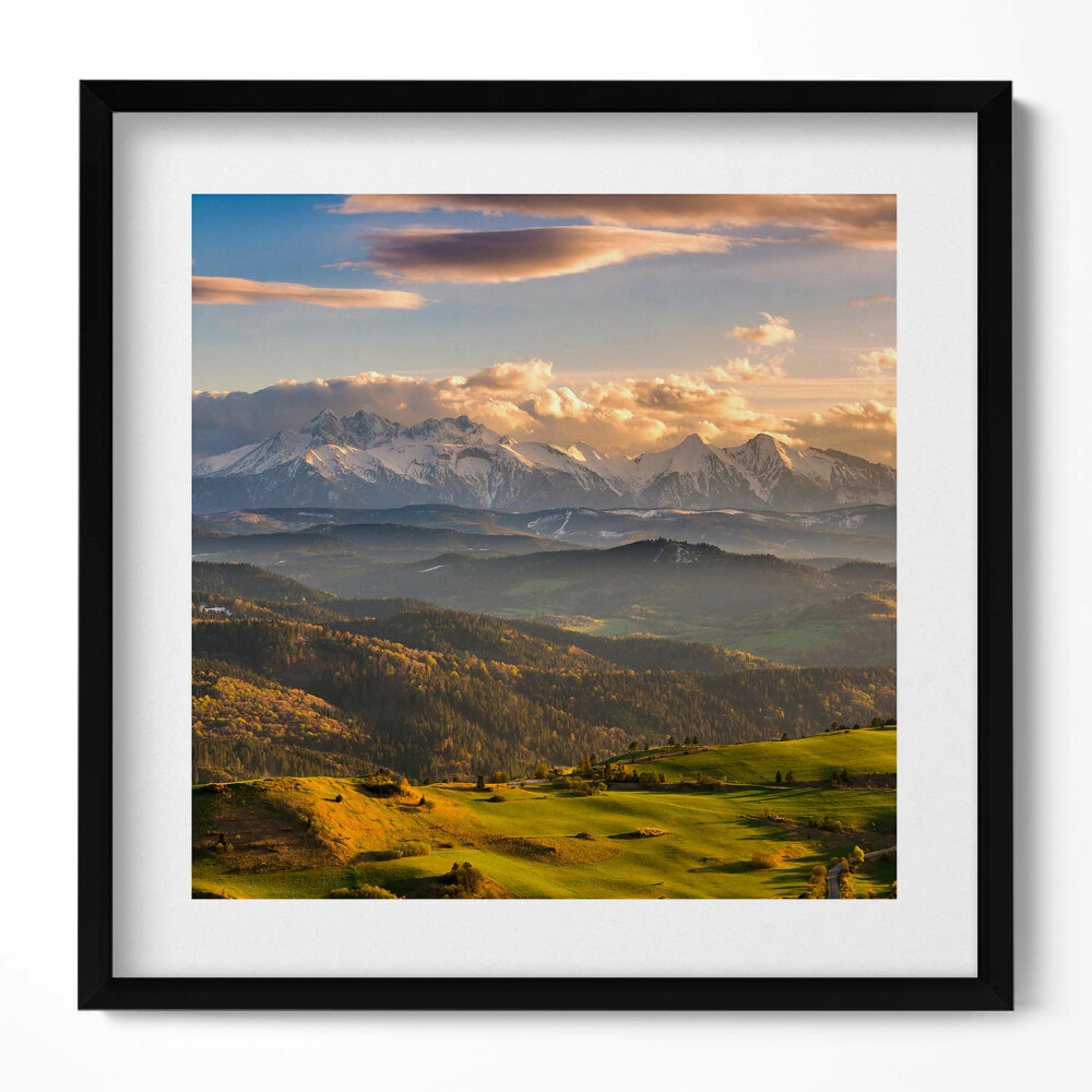 Obraz v rámu efektivní Pieniny Wysoki Wierch