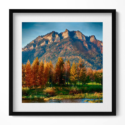 Obraz v rámu efektivní Vrchol pohoří Trzy Korony