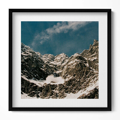 Obraz v rámu efektivní Pohoří Watzmann Berchtesgadener