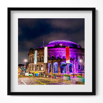 Obraz v rámu efektivní Leeds Corn Exchange v Anglii