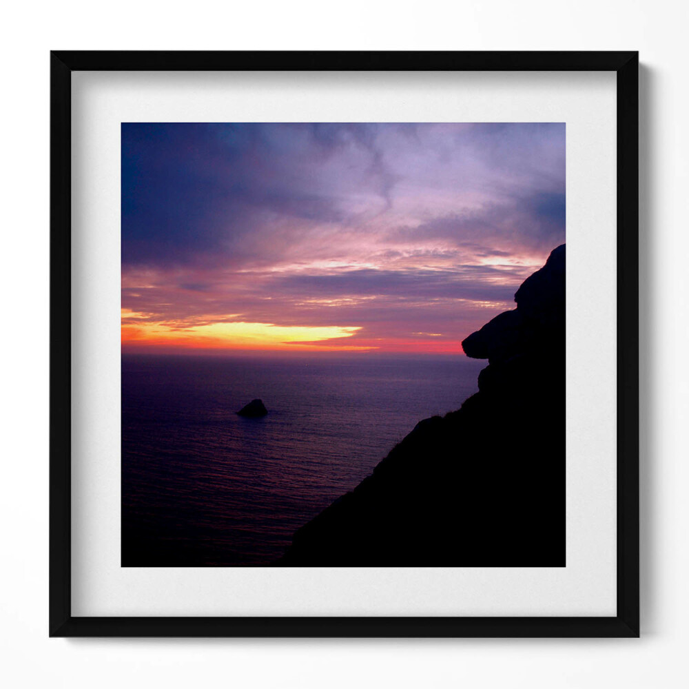 Obraz v rámu efektivní Kamenná hlava