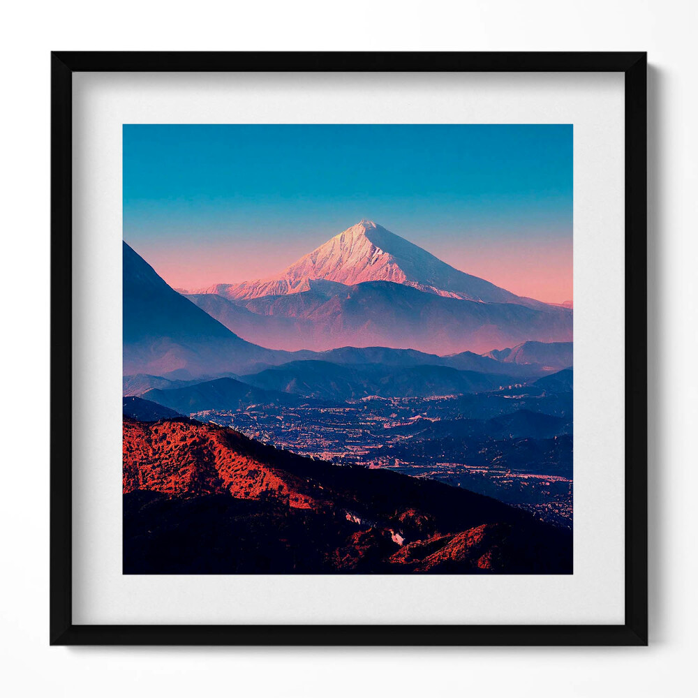 Obraz v rámu efektivní Hory v San Antoniu USA