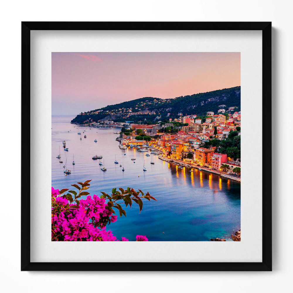 Obraz v rámu efektivní Francouzská riviéra