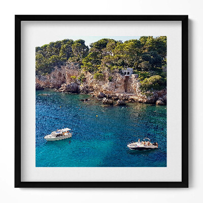 Obraz v rámu efektivní Krajina v Cap dAntibes