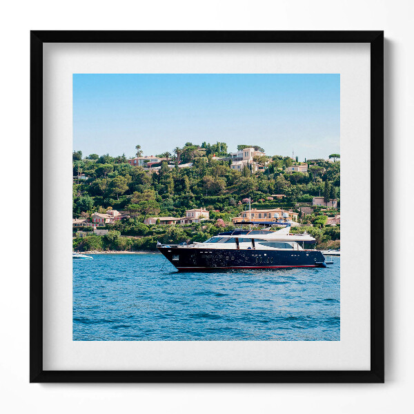 Obraz v rámu efektivní Saint Tropez Provence ve Francii