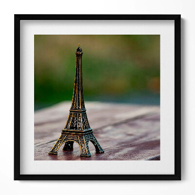 Obraz v rámu efektivní Eiffelova věž suvenýr