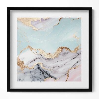 Obraz v rámu efektivní Mramor