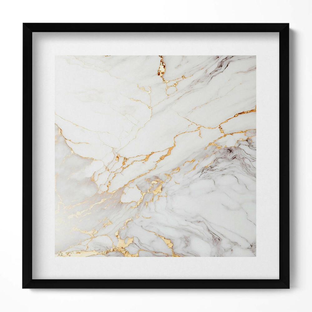 Obraz v rámu efektivní Dekorativní mramor