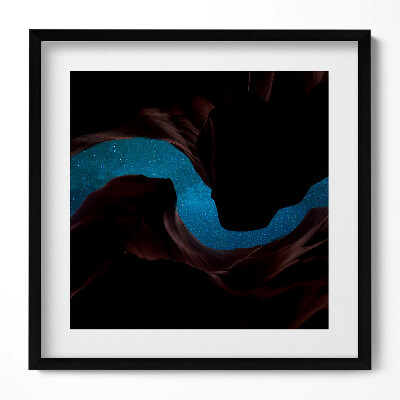 Obraz v rámu efektivní Hvězdná obloha