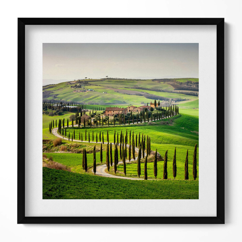 Obraz v rámu efektivní Krajina, italská atmosféra