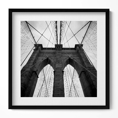 Obraz v rámu efektivní Brooklynský most