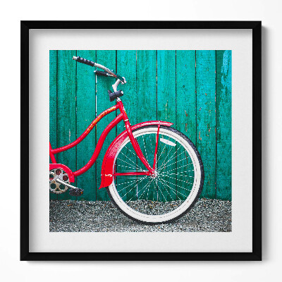 Obraz v rámu efektivní Červené kolo