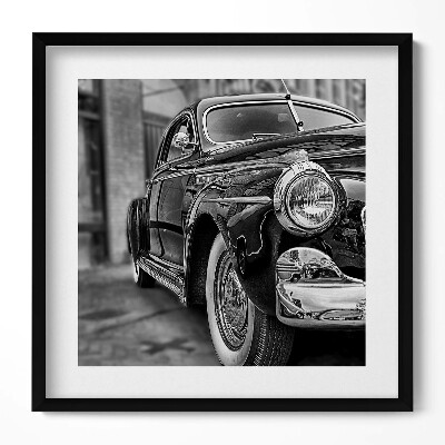 Obraz v rámu efektivní Staré klasické auto