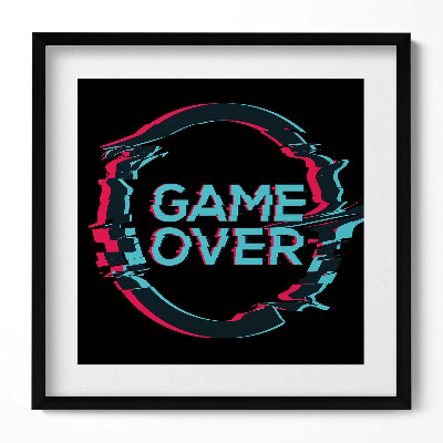 Obraz v rámu efektivní Nápis 