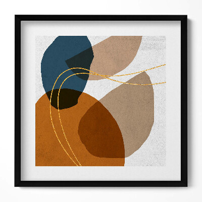 Obraz v rámu efektivní Abstraktní boho kompozice