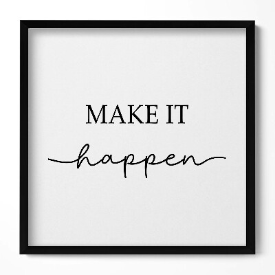 Obraz v rámu efektivní Motivační nápis 