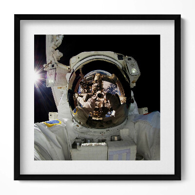 Obraz v rámu efektivní Astronaut ve vesmíru NASA