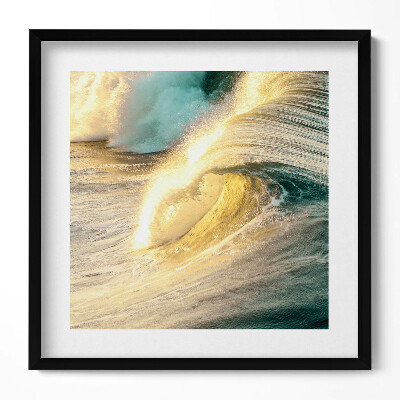 Obraz v rámu efektivní Mořské vlny ve slunečním světle