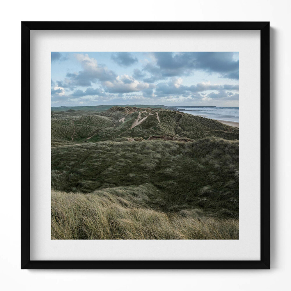 Obraz v rámu efektivní Horská krajina luk a trávy