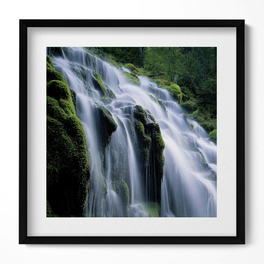 Obraz v rámu efektivní Velký vodopád v džungli