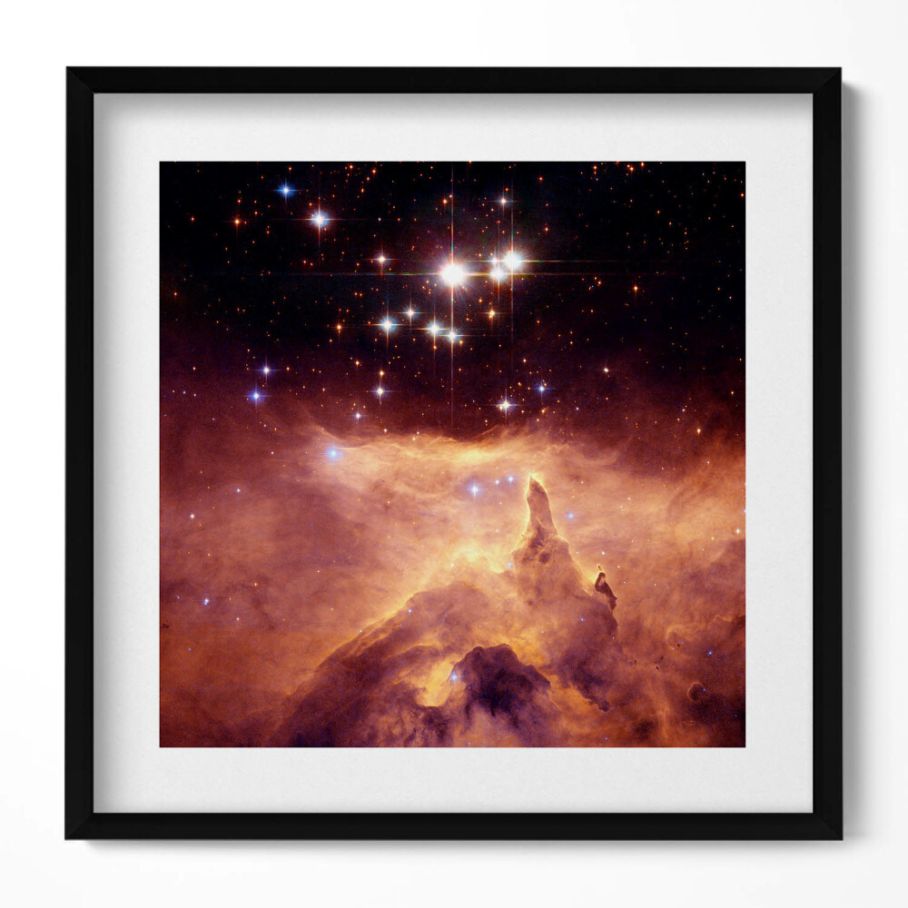 Obraz v rámu efektivní Nebe a hvězdy kosmos