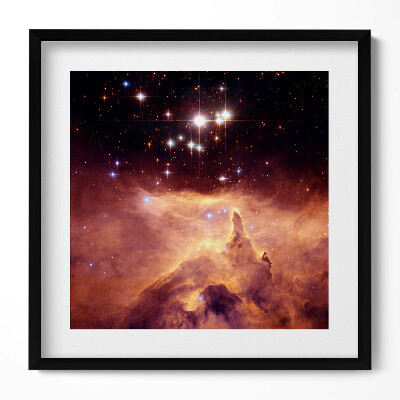 Obraz v rámu efektivní Nebe a hvězdy kosmos