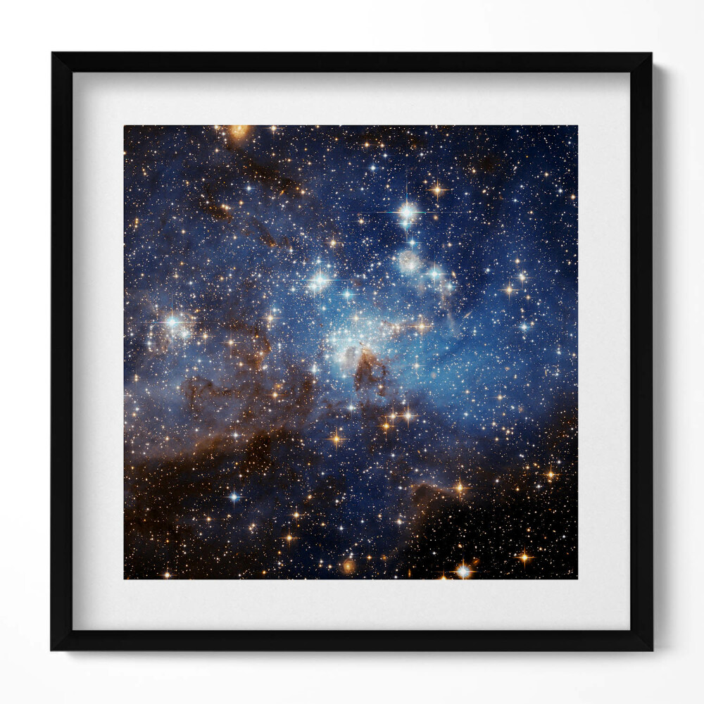 Obraz v rámu efektivní Nebe a hvězdy kosmos
