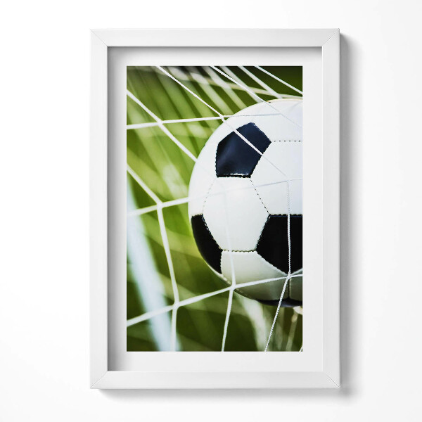 Obraz s rámem elegantní Míč je v brance