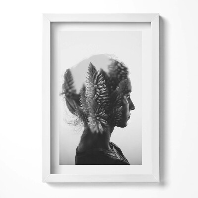 Obraz s rámem elegantní Lidská citlivost a myšlenky