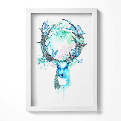 Obraz s rámem elegantní Hierarchie ve stádě