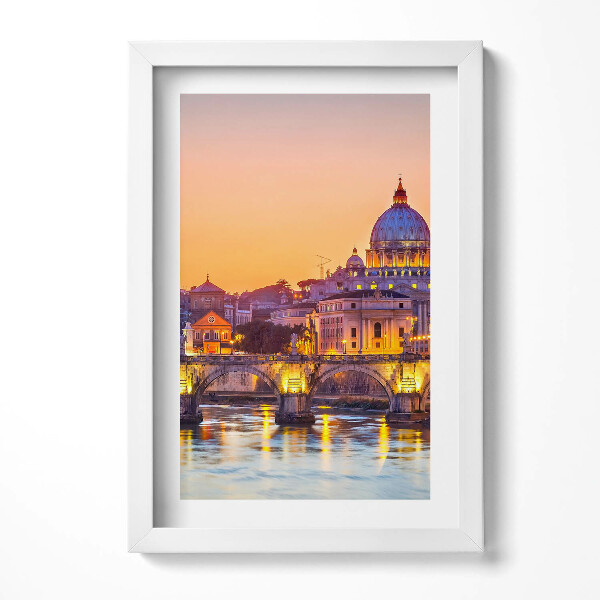 Obraz s rámem elegantní Katedrála sv. Petra v Římě