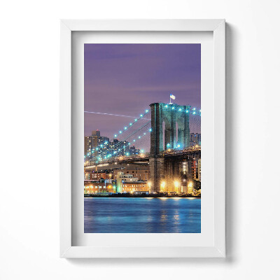 Obraz s rámem elegantní Brooklynský most