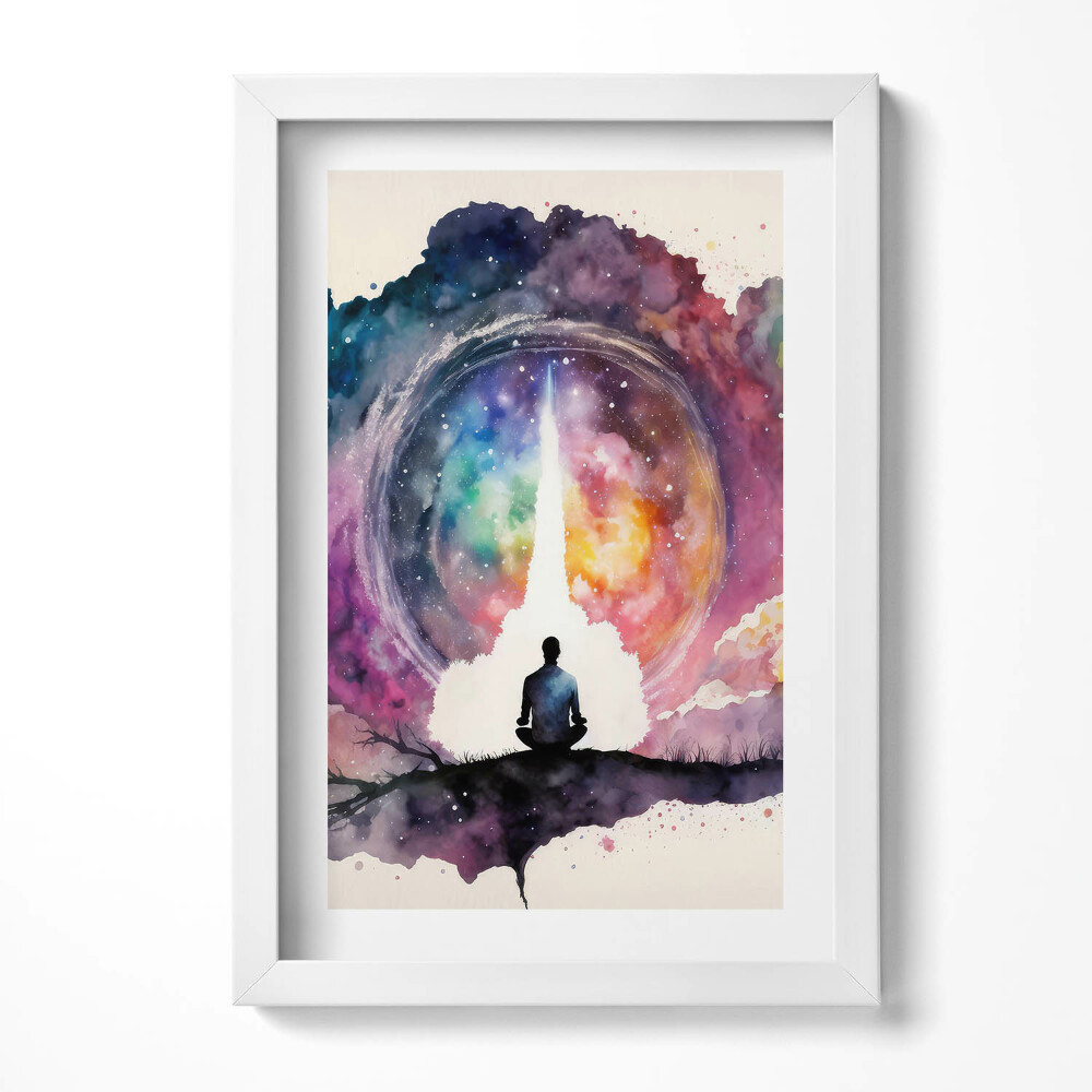 Obraz s rámem elegantní Meditační životní styl