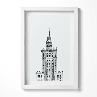 Obraz s rámem elegantní Palác kultury a vědy Varšava