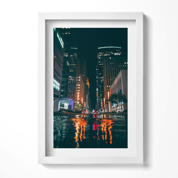 Obraz s rámem elegantní Hilton Hotel v Houstonu