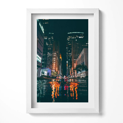 Obraz s rámem elegantní Hilton Hotel v Houstonu