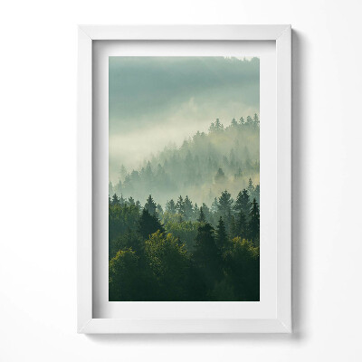 Obraz s rámem elegantní Východ slunce v Beskydech