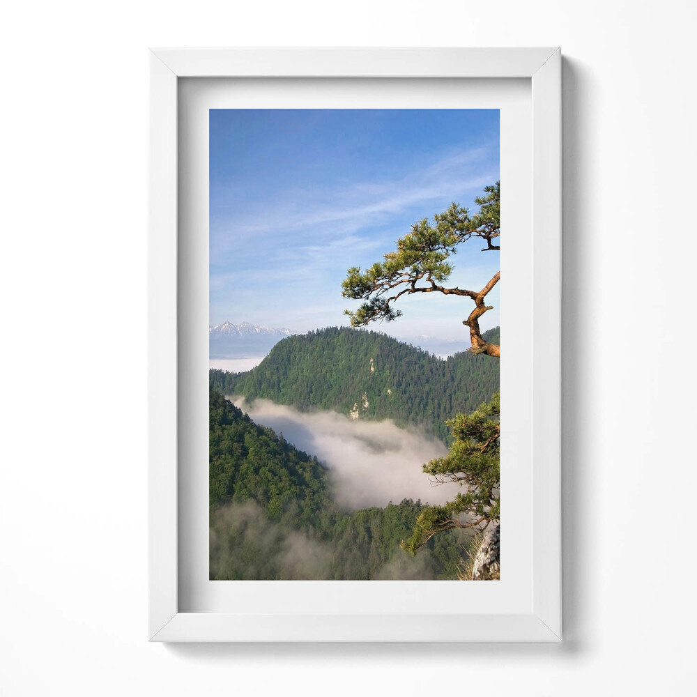 Obraz s rámem elegantní Sokolica Wierch v Pieninách