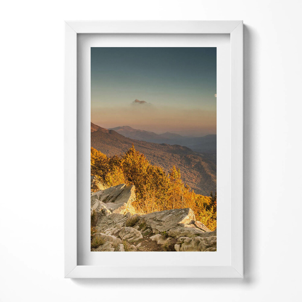 Obraz s rámem elegantní Pohoří Bieszczady