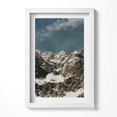 Obraz s rámem elegantní Pohoří Watzmann Berchtesgadener