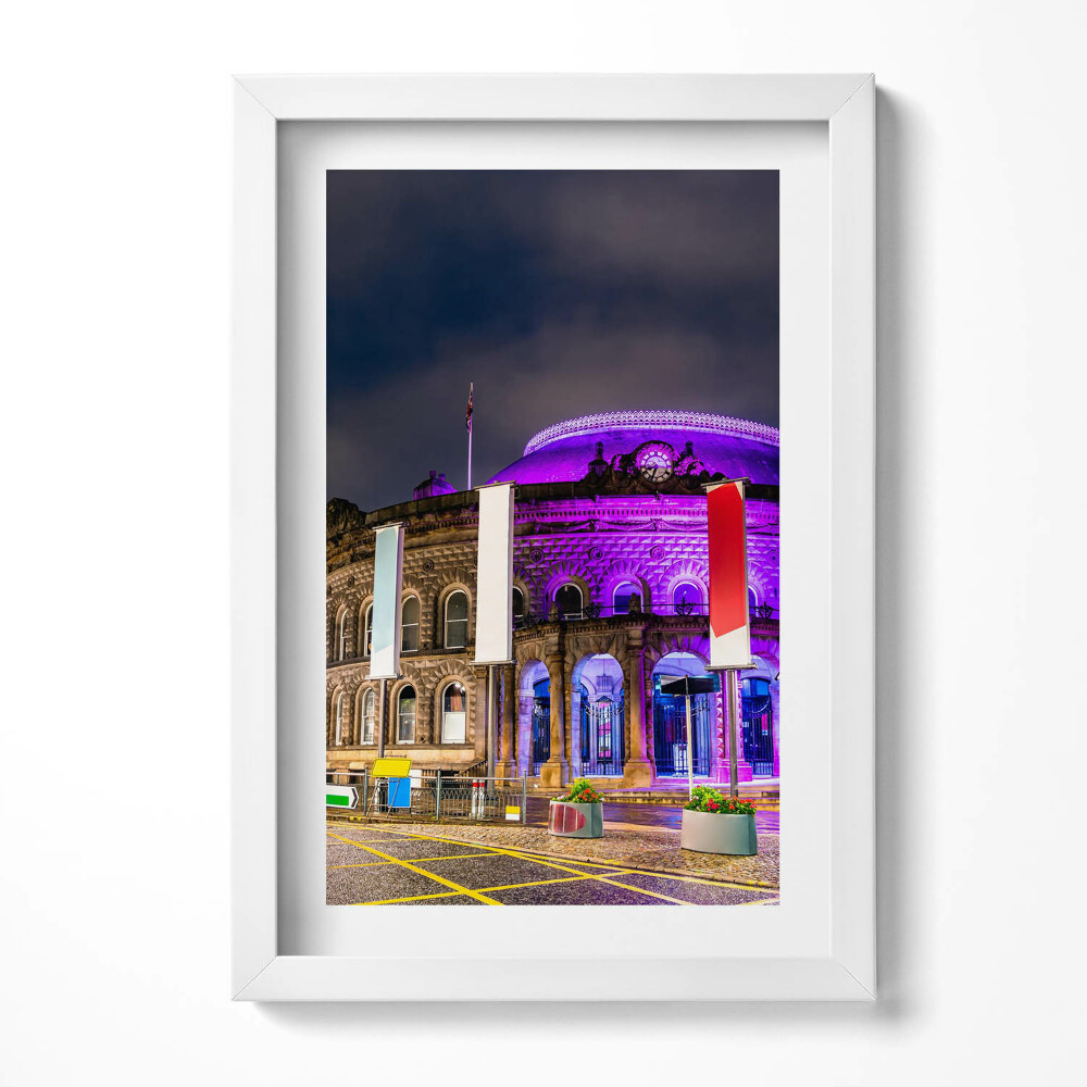 Obraz s rámem elegantní Leeds Corn Exchange v Anglii