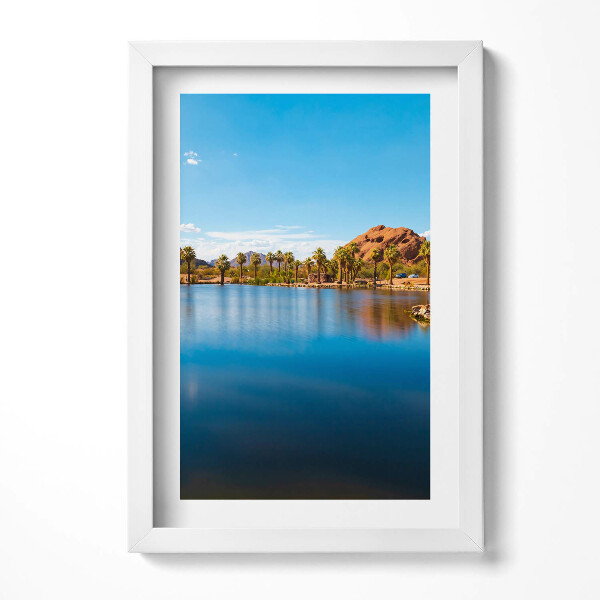 Obraz s rámem elegantní Krajina parku Papago