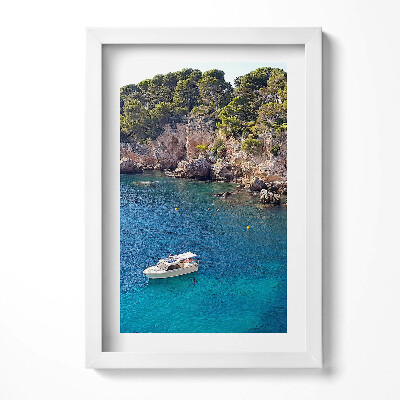 Obraz s rámem elegantní Krajina v Cap dAntibes