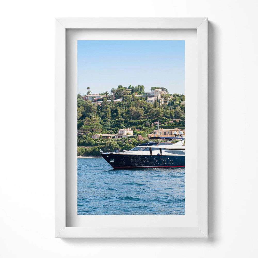 Obraz s rámem elegantní Saint Tropez Provence ve Francii