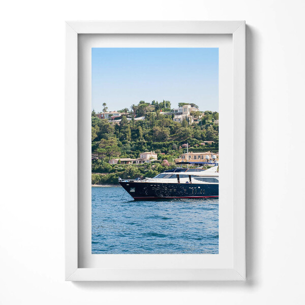 Obraz s rámem elegantní Saint Tropez Provence ve Francii