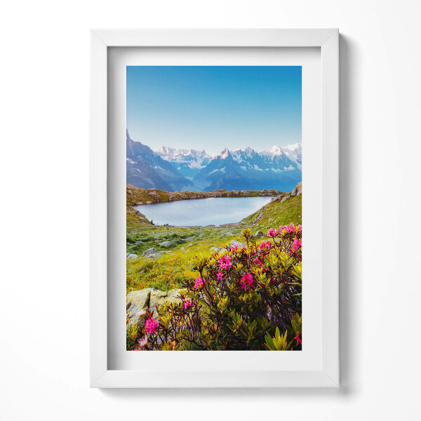 Obraz s rámem elegantní Mont Blanc ledovec Chamonix
