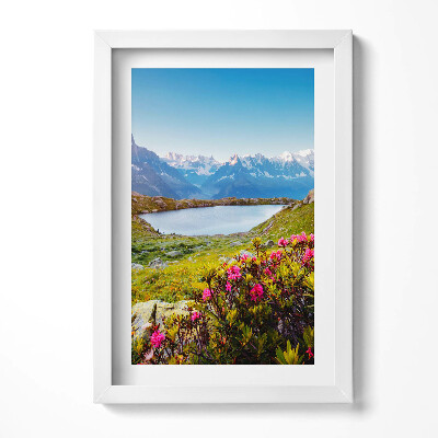 Obraz s rámem elegantní Mont Blanc ledovec Chamonix